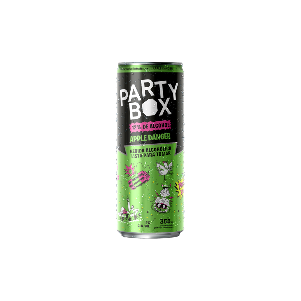 PARTY BOX APPLE DANGER 355 ML