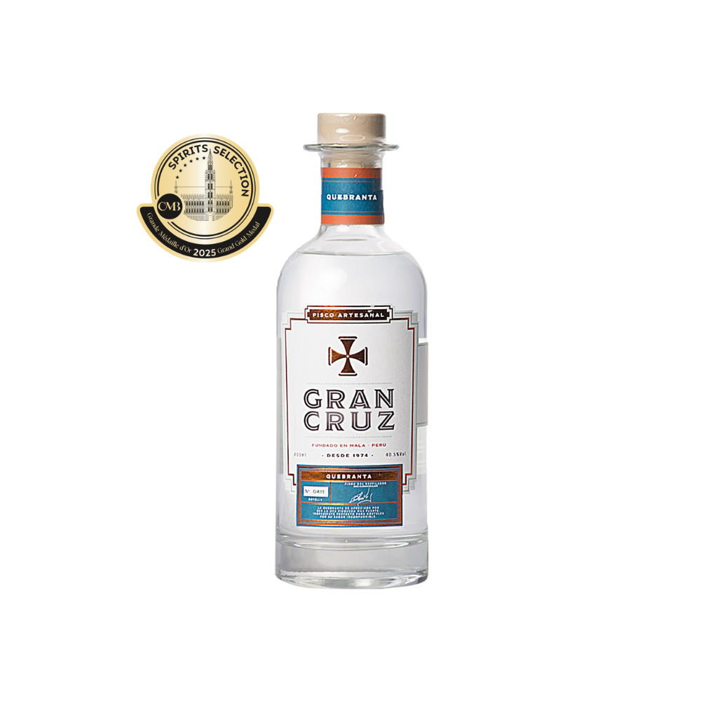 PISCO GRAN CRUZ ARTESANAL QUEBRANTA 700ML