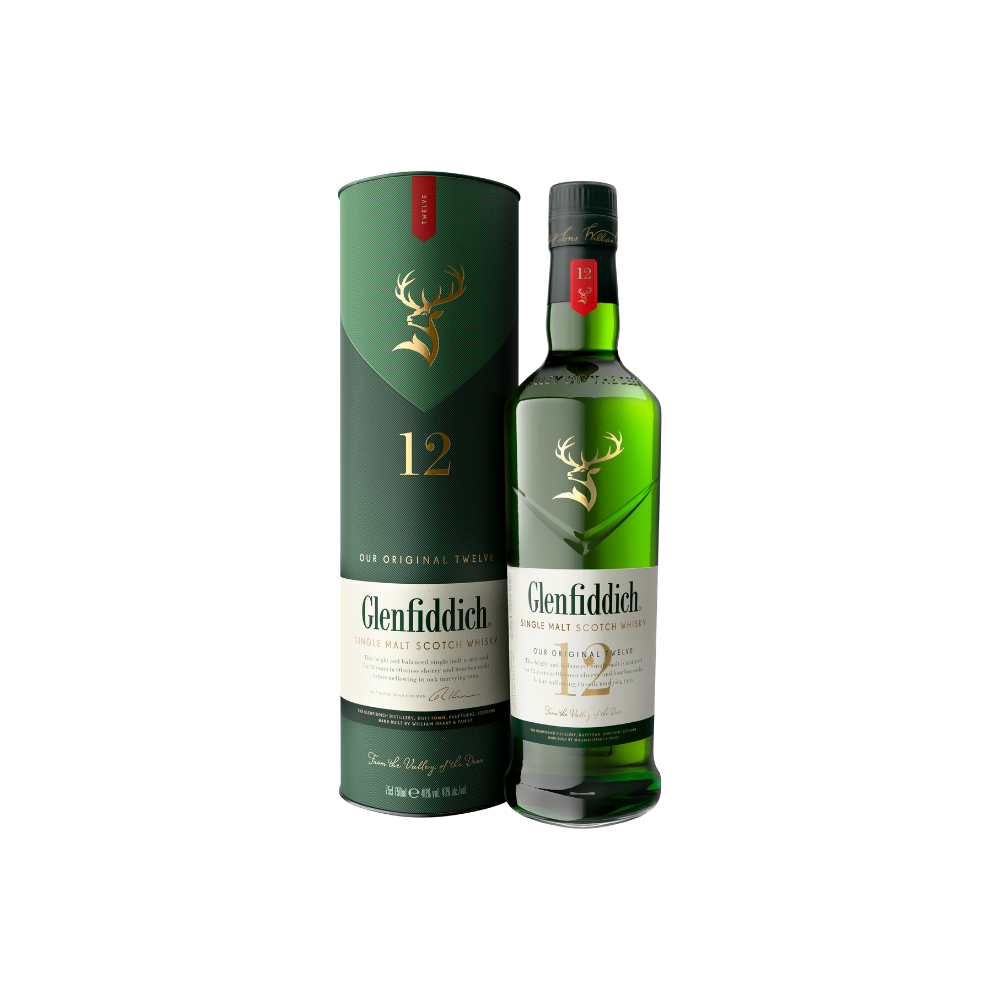 WHISKY GLENFIDDICH 12 AÑOS 750ML