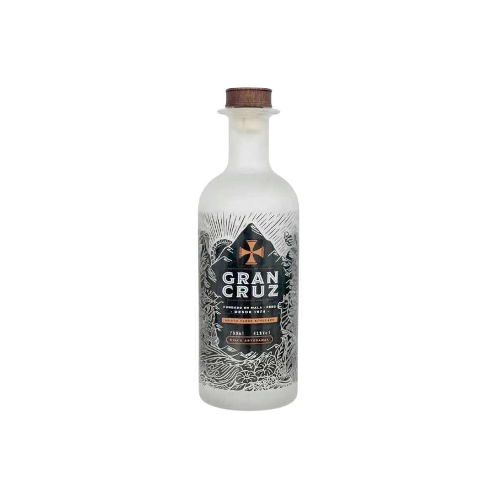 PISCO GRAN CRUZ ARTESANAL MOSTO VERDE ACHOLADO 700ML DPP