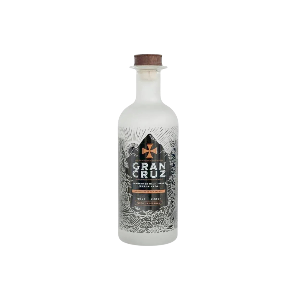 PISCO GRAN CRUZ ARTESANAL MOSTO VERDE QUEBRANTA 700ML