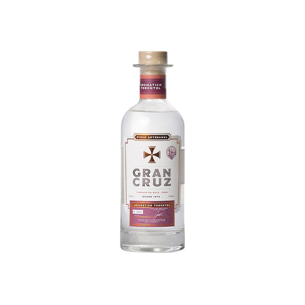 PISCO GRAN CRUZ ARTESANAL TORONTEL 700ML