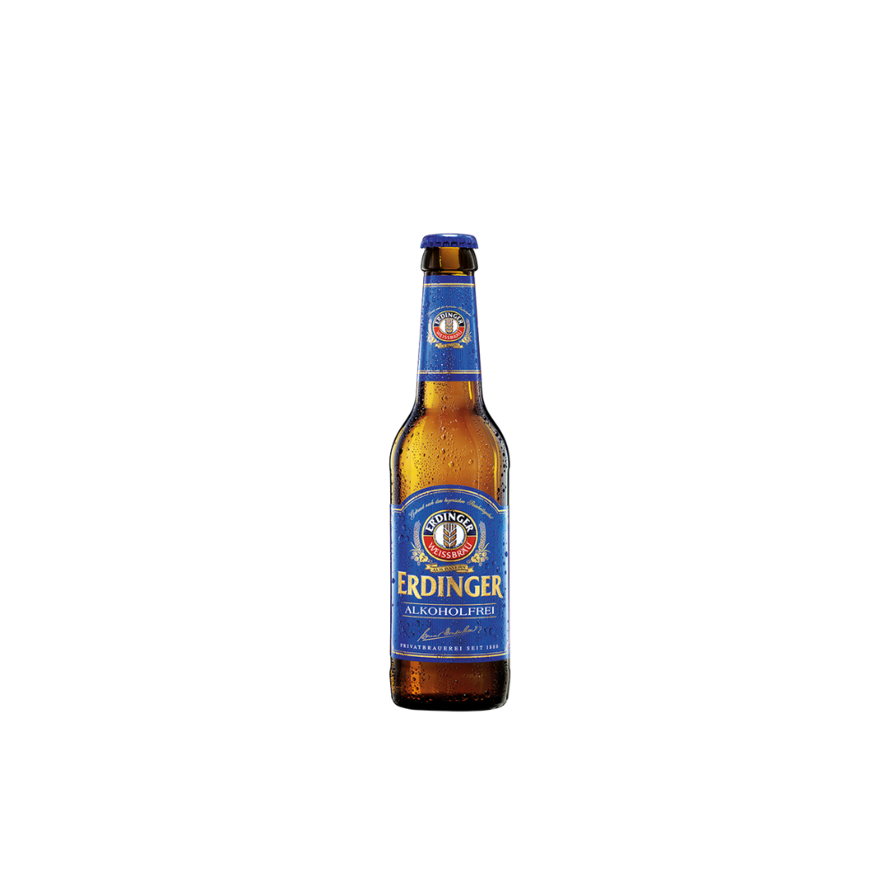CERVEZA ERDINGER WEISBIER S/ALCOHOL 330ML