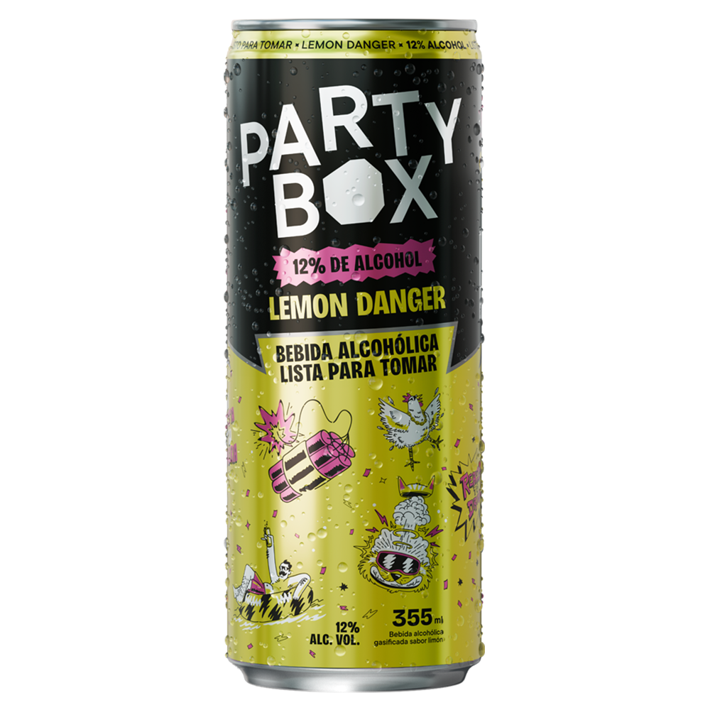 PARTY BOX LEMON DANGER 355 ML